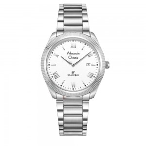 Alexandre Christie AC 8712 Silver White Man MDFSSSL